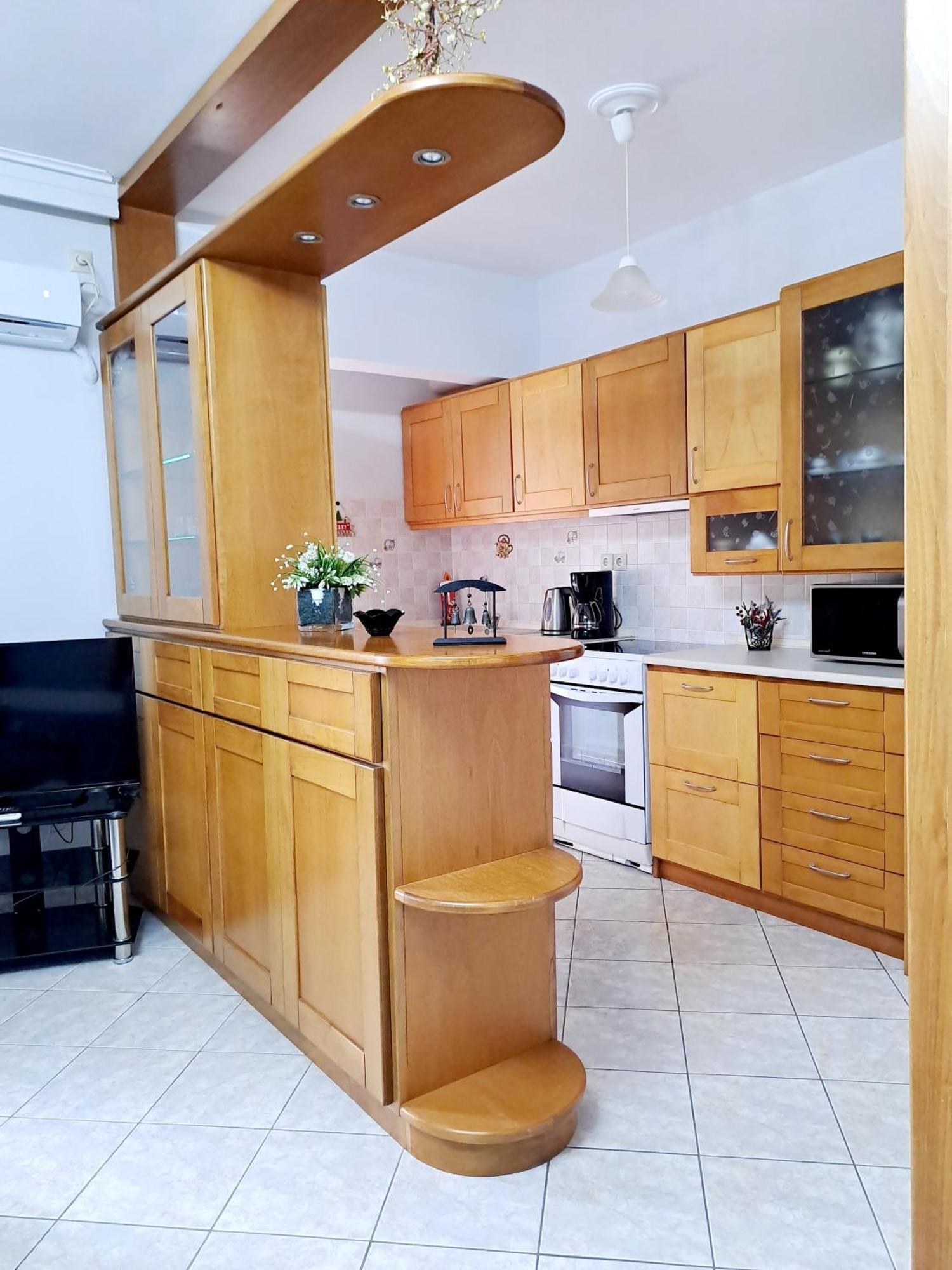 Bright Apartment In Nea Palatia • Oropos 外观 照片