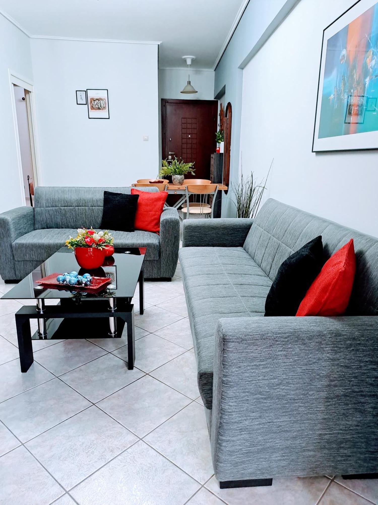 Bright Apartment In Nea Palatia • Oropos 外观 照片